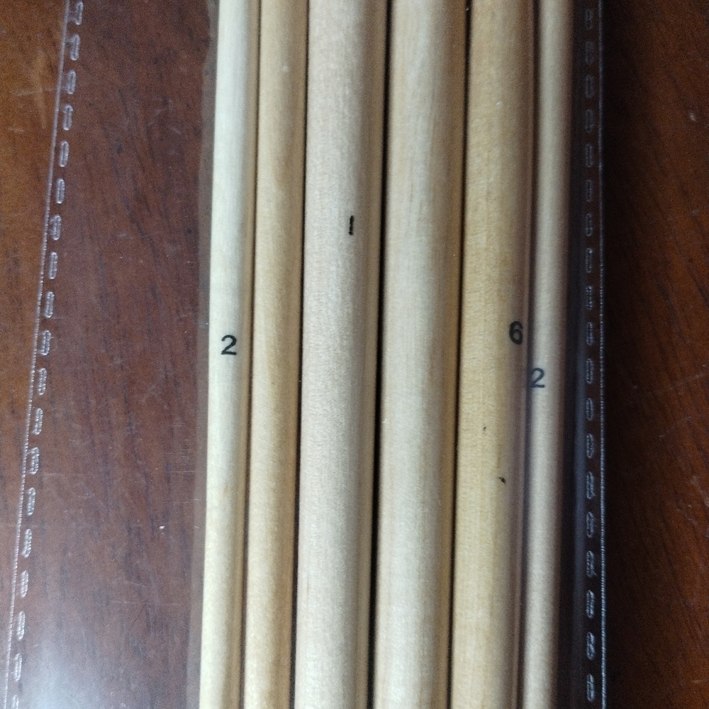 New Lot Of 3 Six Pack Of Art Skills Long Handle Paint Brush Craft - Picture 3 of 3
